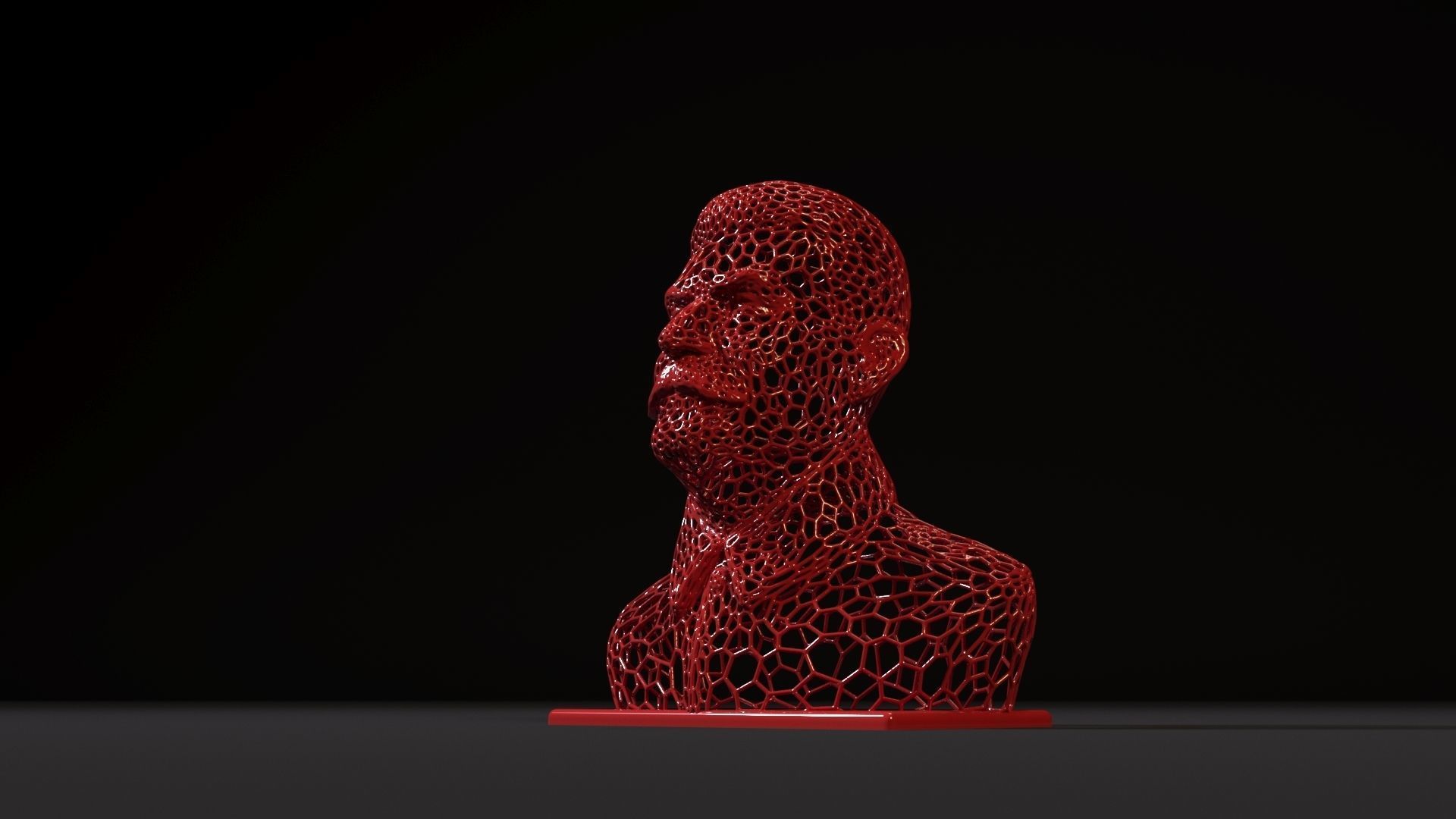 Stalin bust 3D print model_9