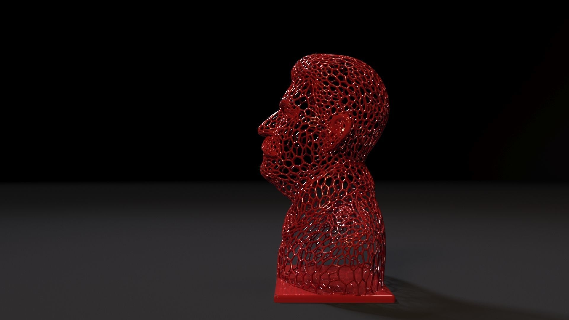 Stalin bust 3D print model_2