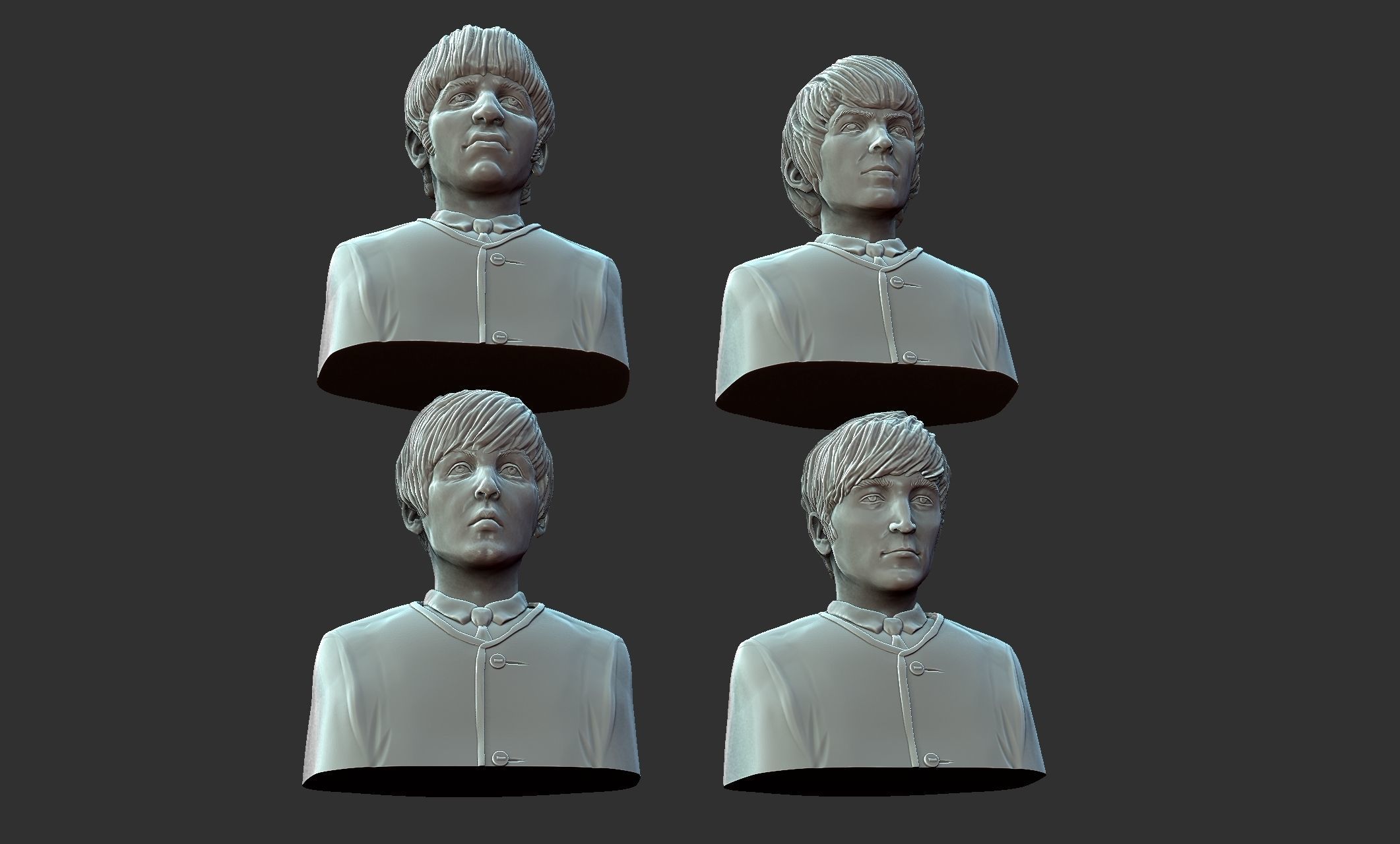 The Beatles 3D print model_2