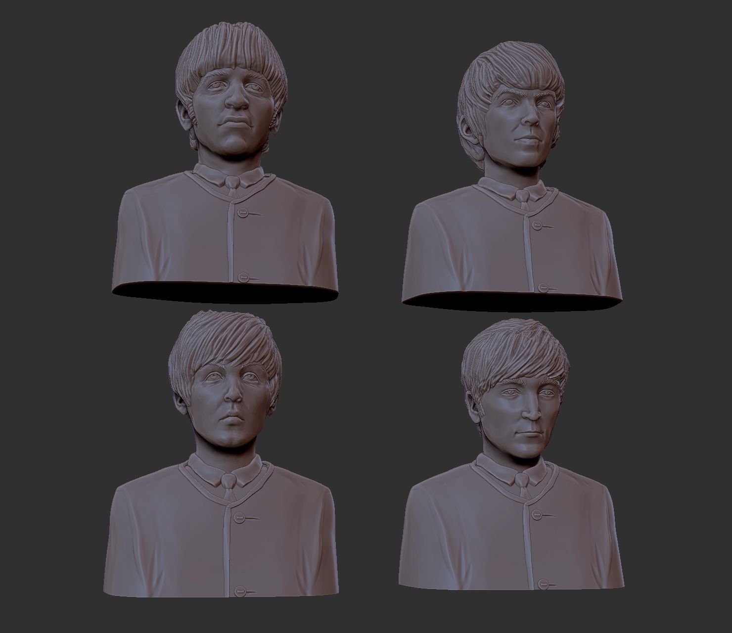 The Beatles 3D print model_15