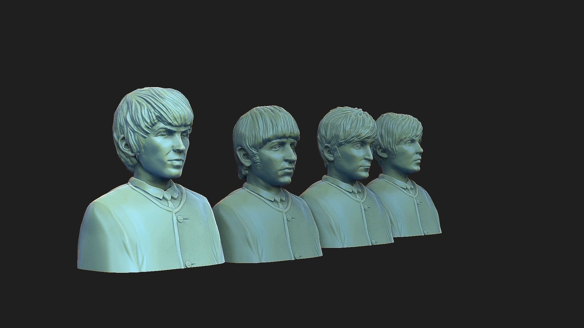 The Beatles 3D print model_21