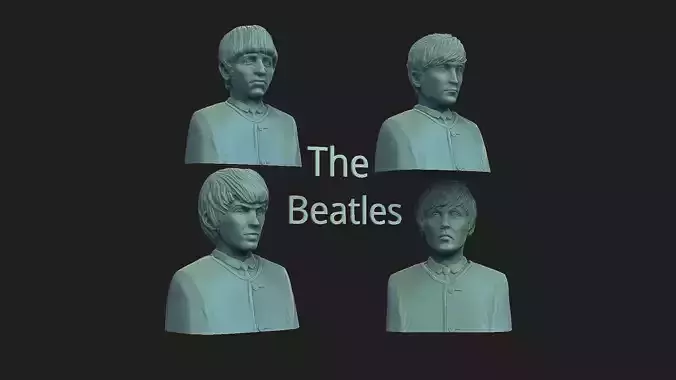 The Beatles 3D print model