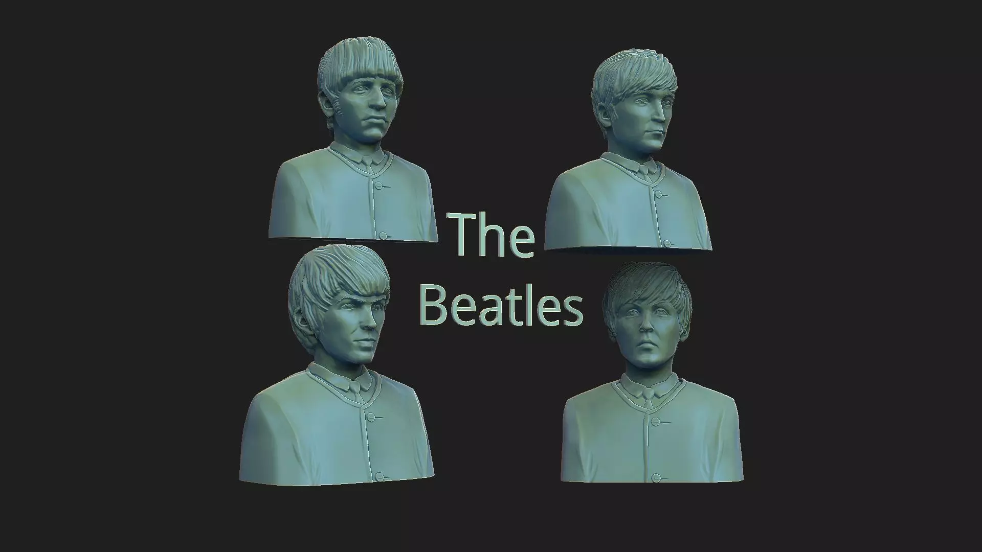 The Beatles 3D print model_0