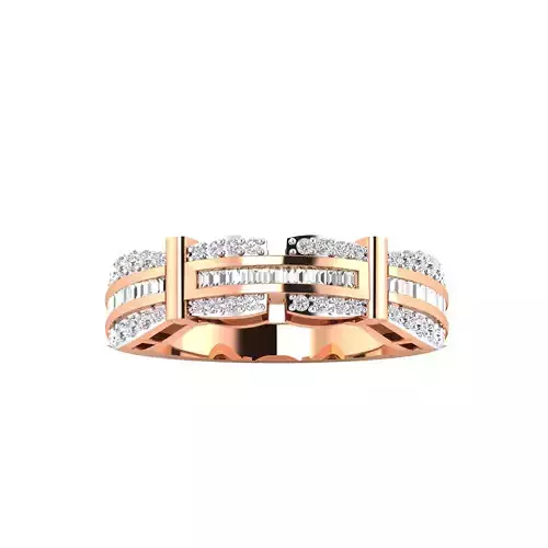 Women Band Ring STL OBJ FBX Renders Details
