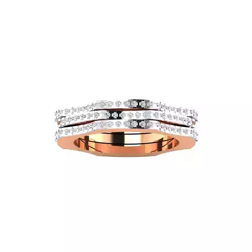 Women Band Ring STL OBJ FBX Renders Details