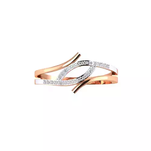 Women Wedding Engagement Ring STL OBJ FBX Renders Details