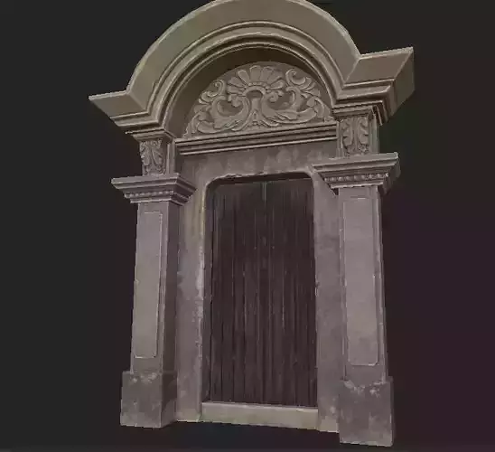 Shikumen Style Door PBR 