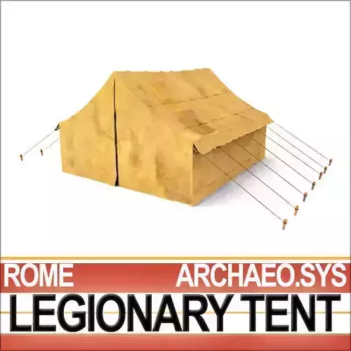 Leather Tent Ancient Rome Legionary 3D model