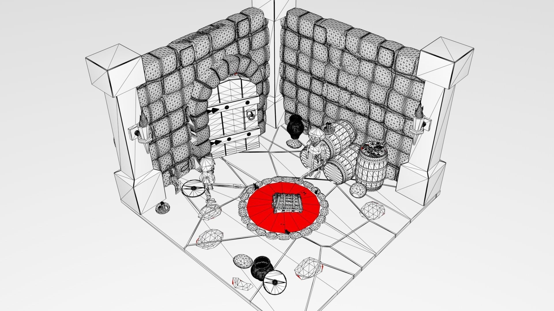 3D DUNGEON STYLE  Low-poly 3D model_13