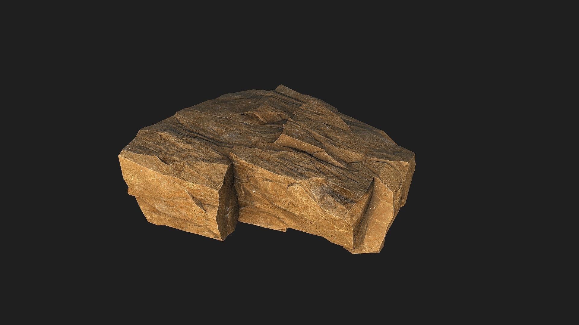 desert rocks - 3D Models PBR Pack 10 Low-poly 3D model_20