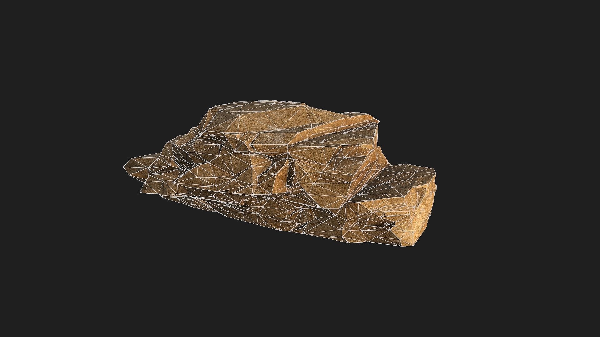 desert rocks - 3D Models PBR Pack 10 Low-poly 3D model_19