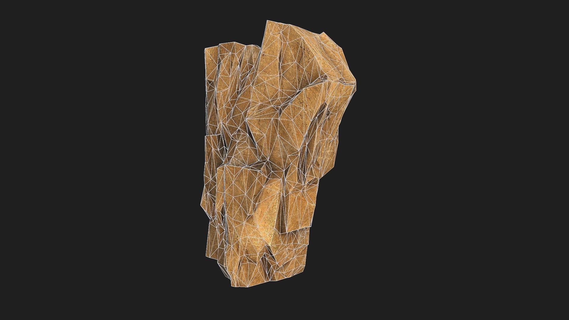 desert rocks - 3D Models PBR Pack 10 Low-poly 3D model_11