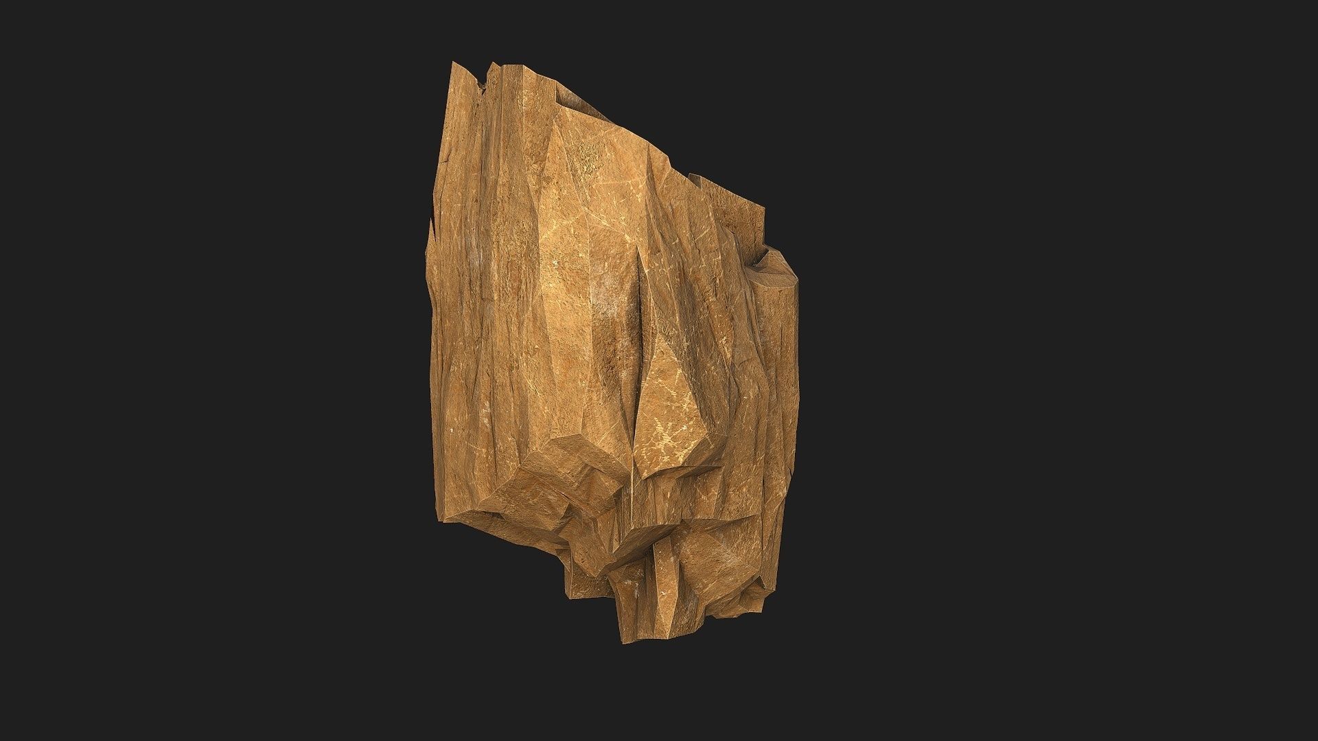 desert rocks - 3D Models PBR Pack 10 Low-poly 3D model_14
