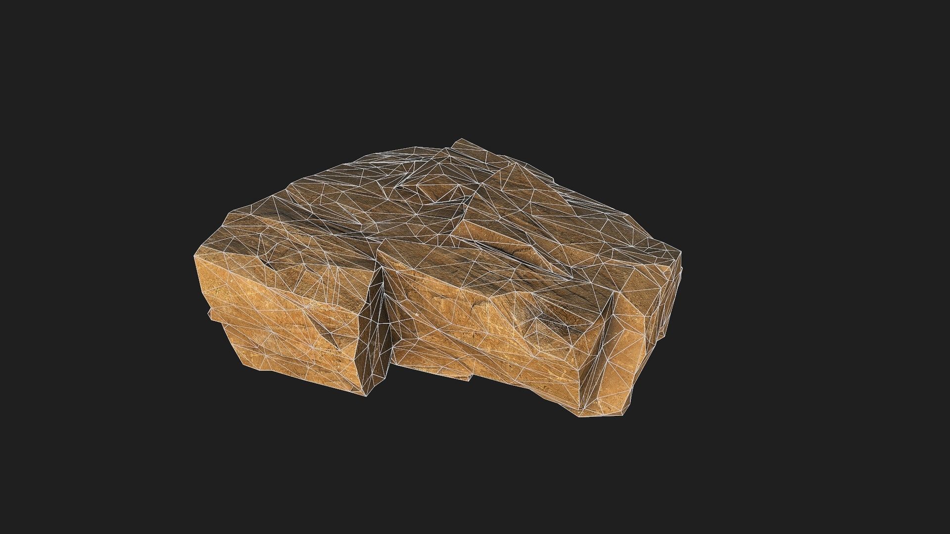 desert rocks - 3D Models PBR Pack 10 Low-poly 3D model_21