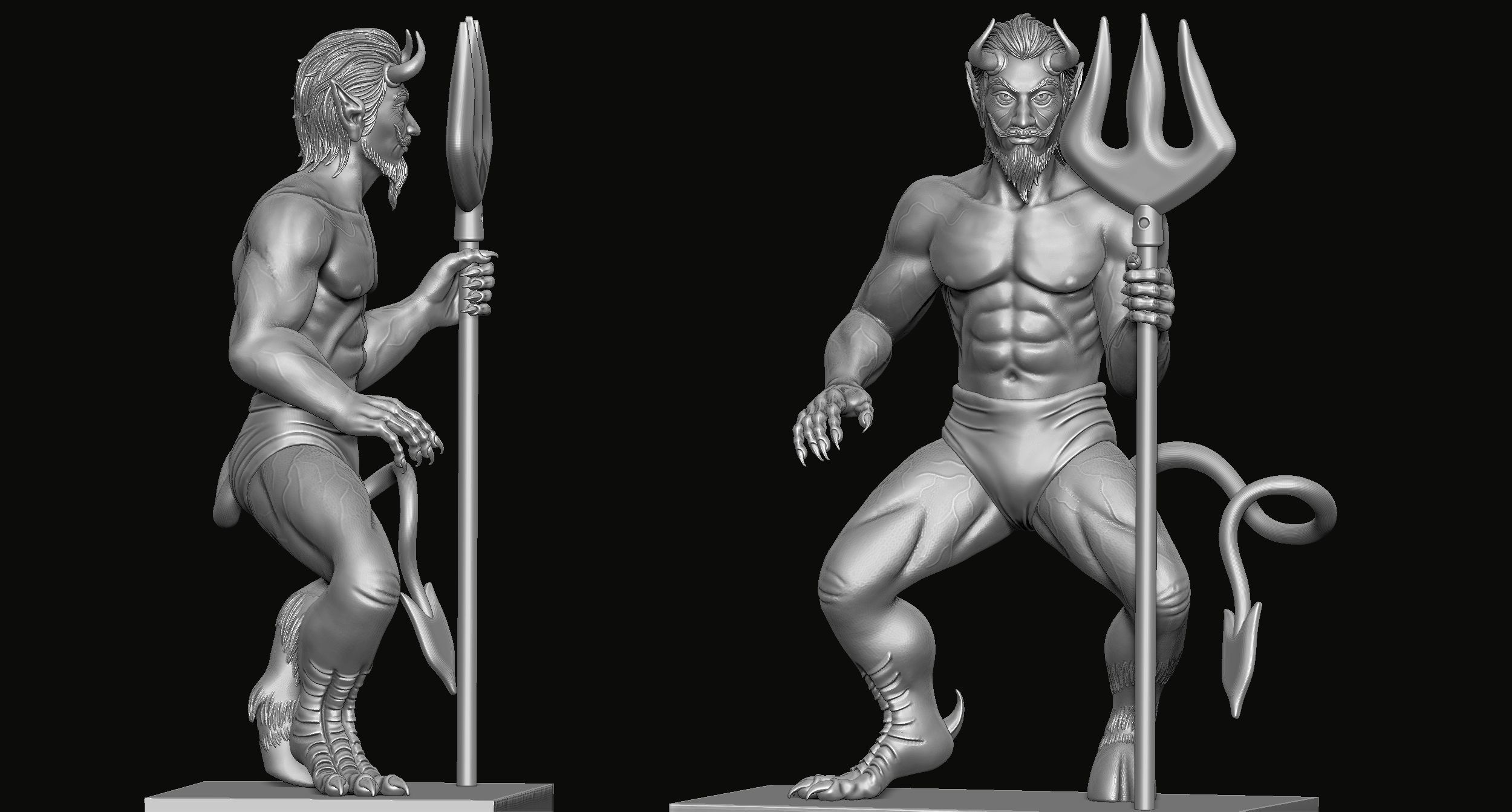 EL Diablito Statue 3D print model_5