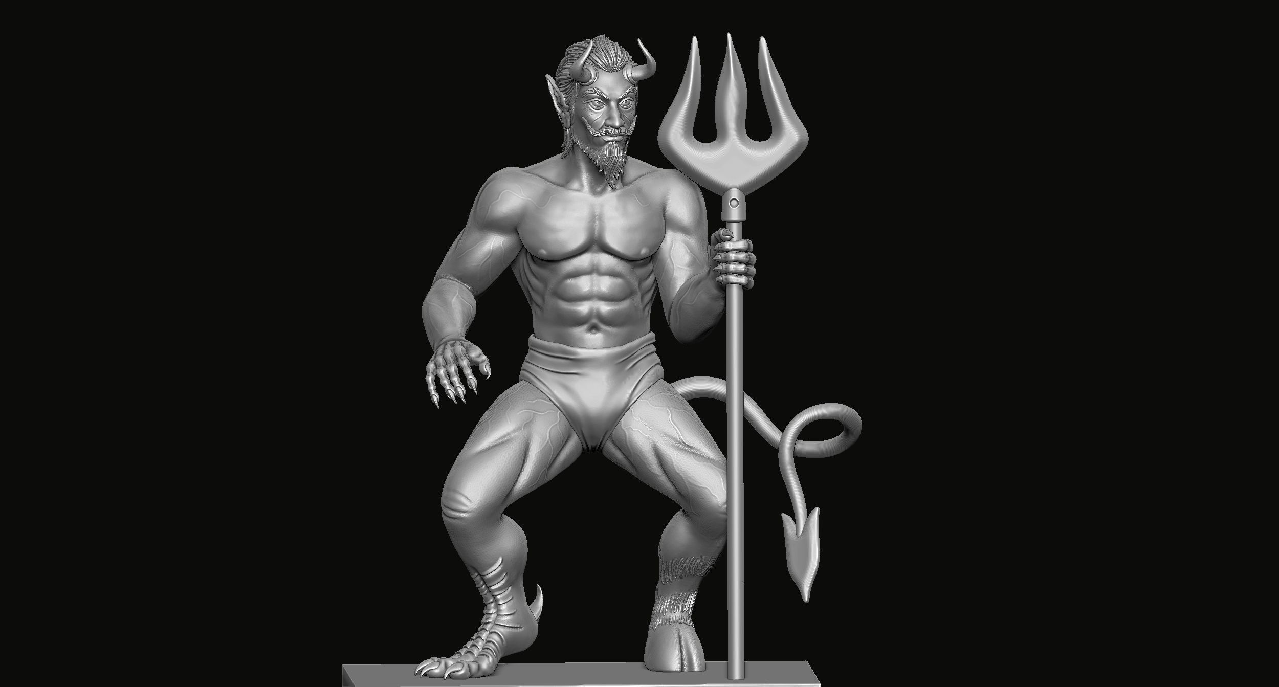 EL Diablito Statue 3D print model_2