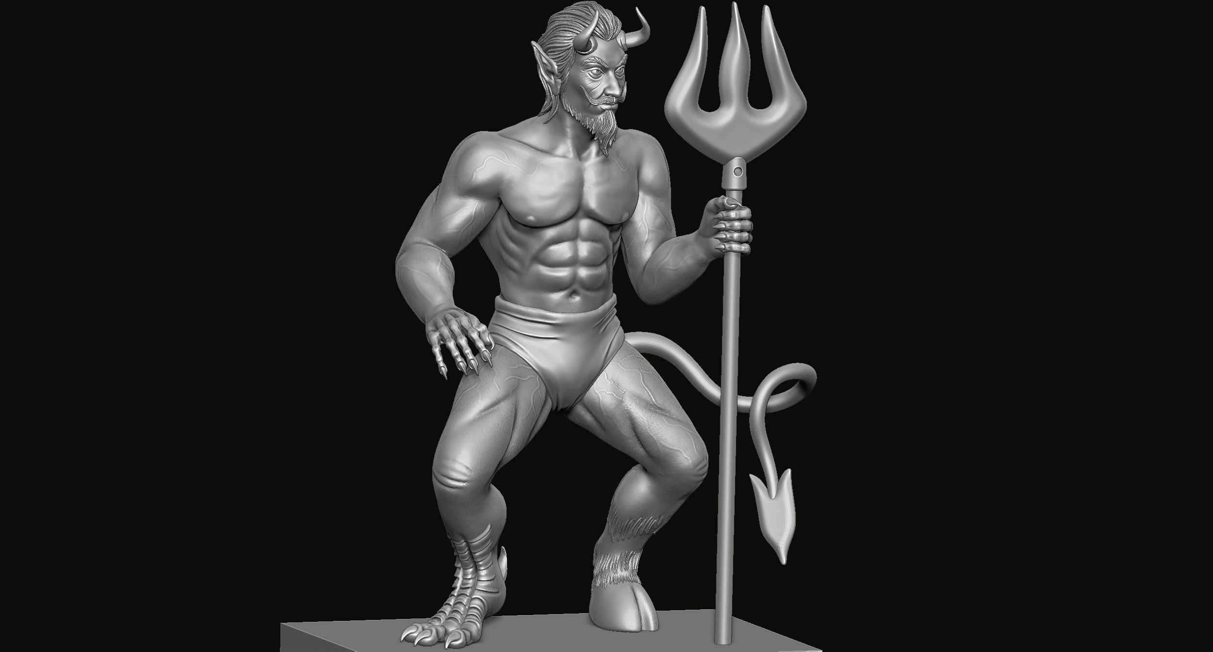 EL Diablito Statue 3D print model_1