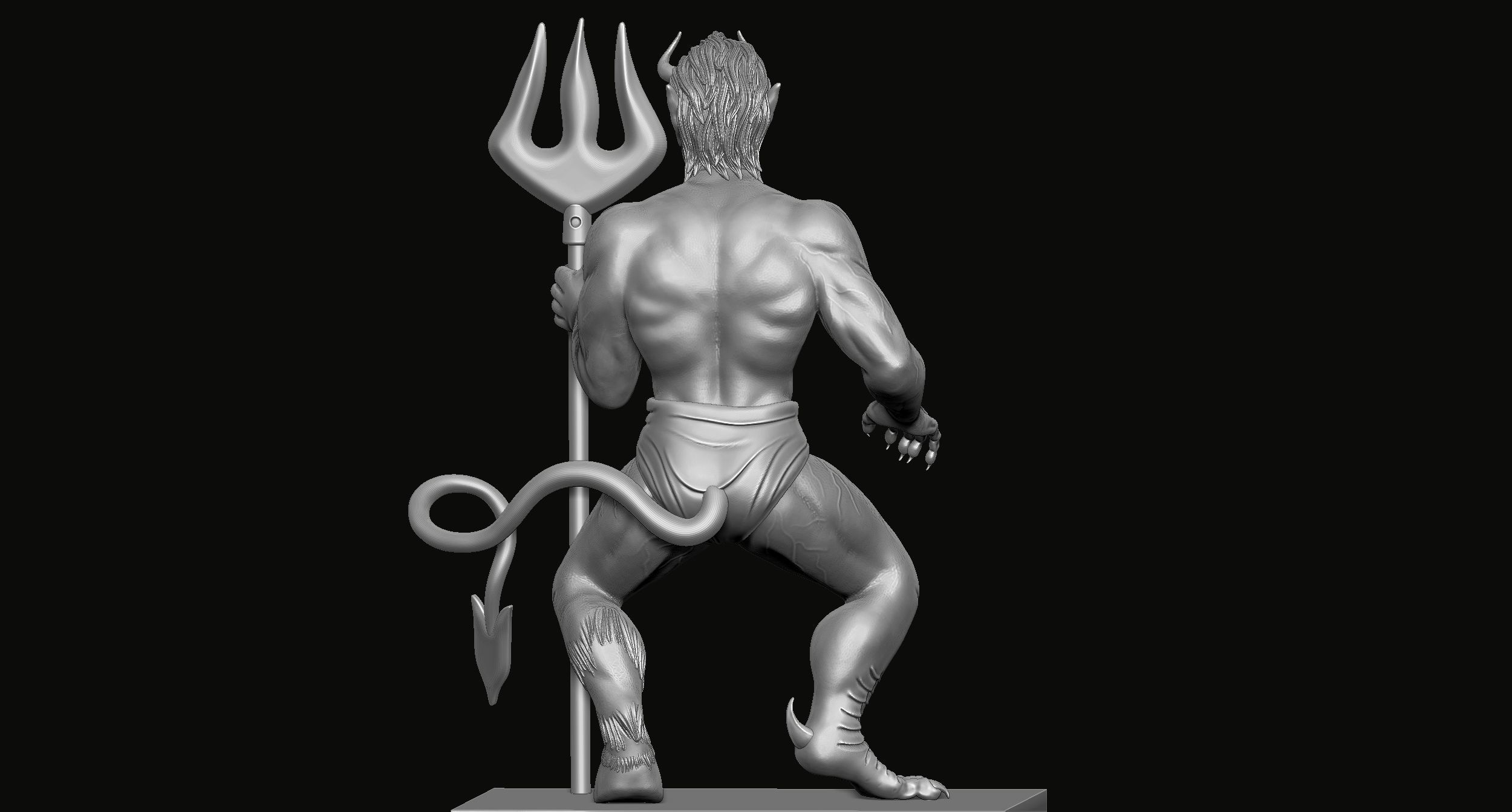 EL Diablito Statue 3D print model_3
