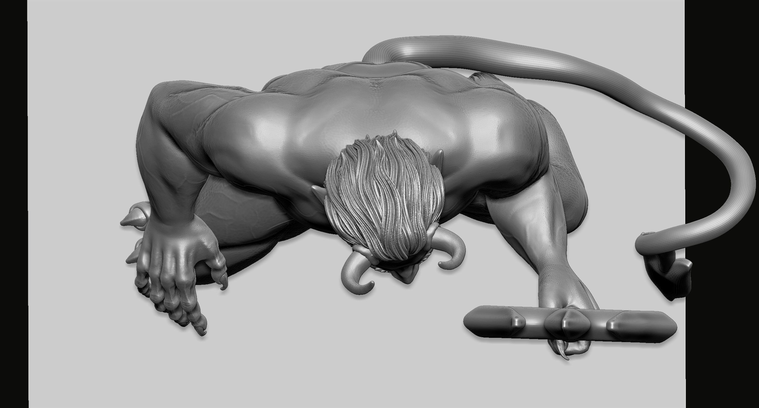 EL Diablito Statue 3D print model_6