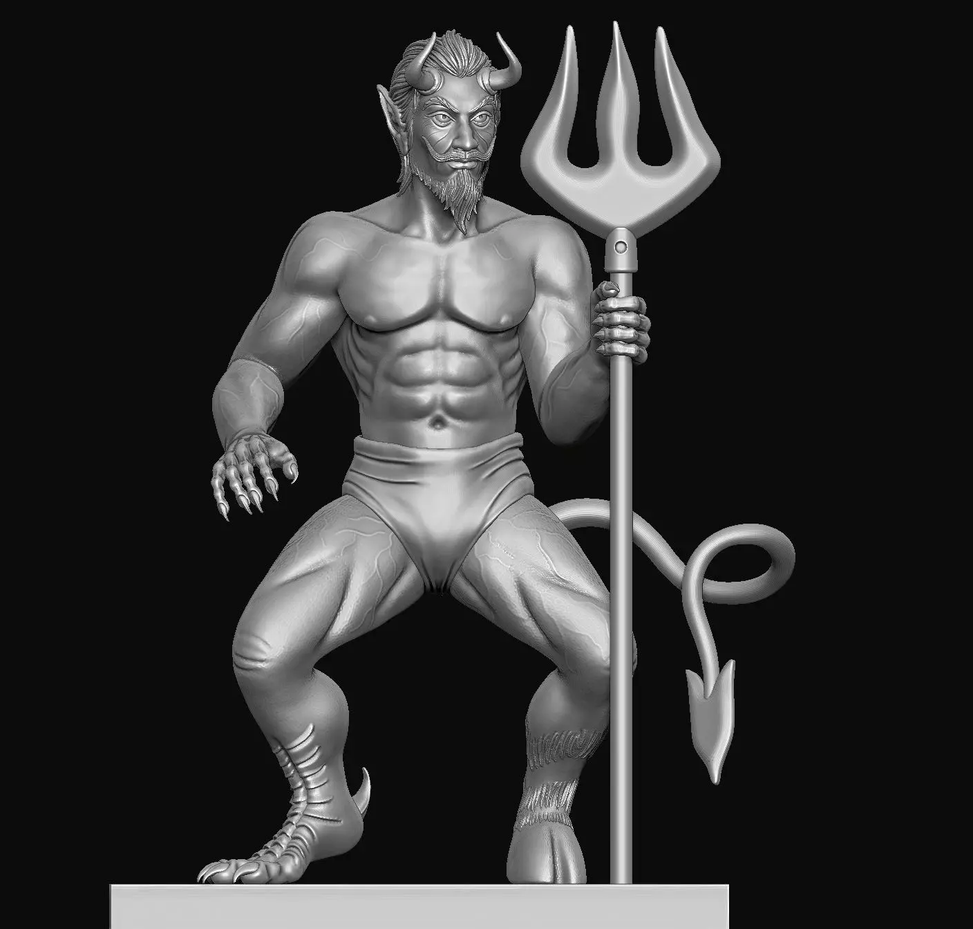 EL Diablito Statue 3D print model_0