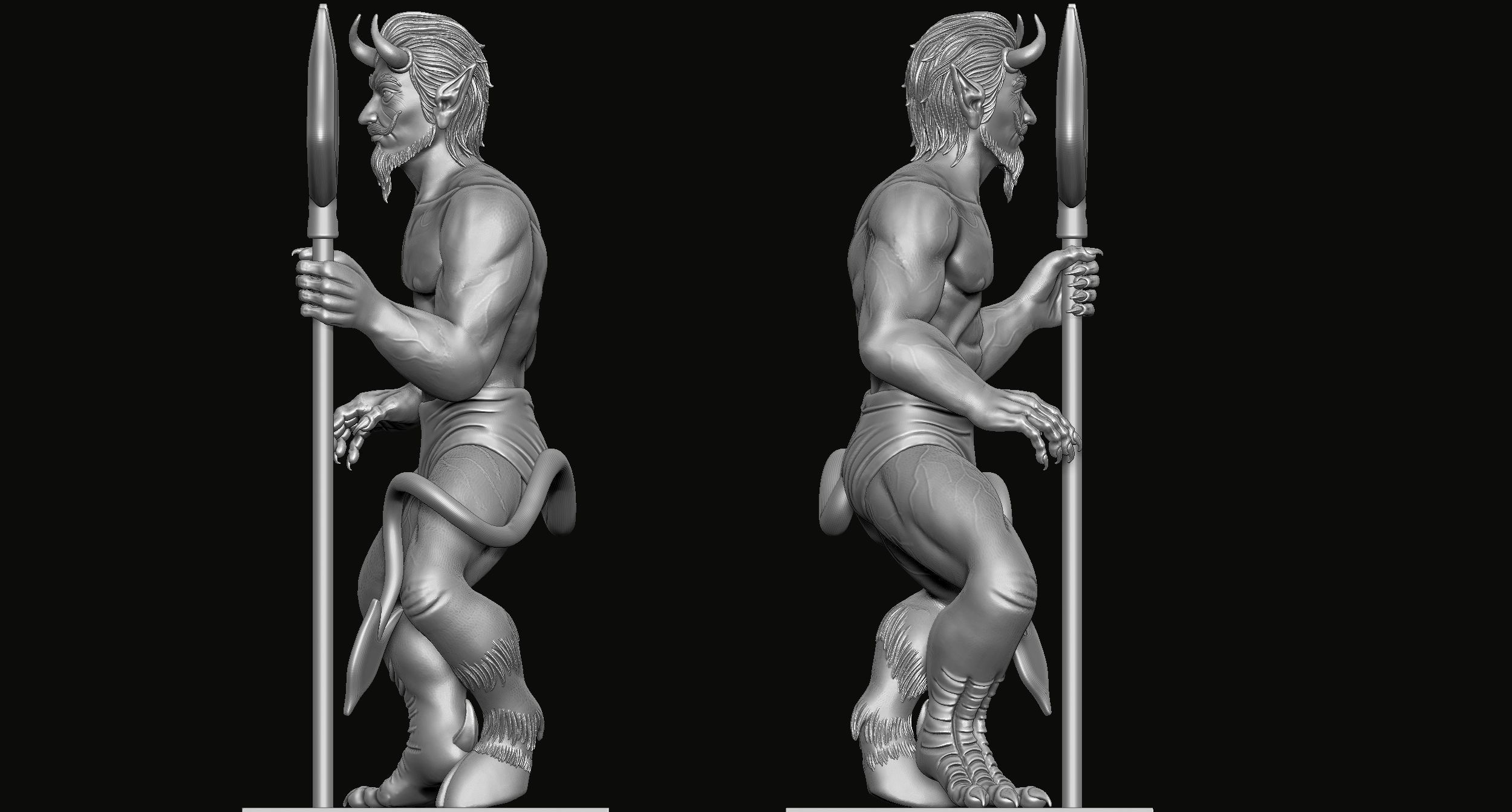 EL Diablito Statue 3D print model_4