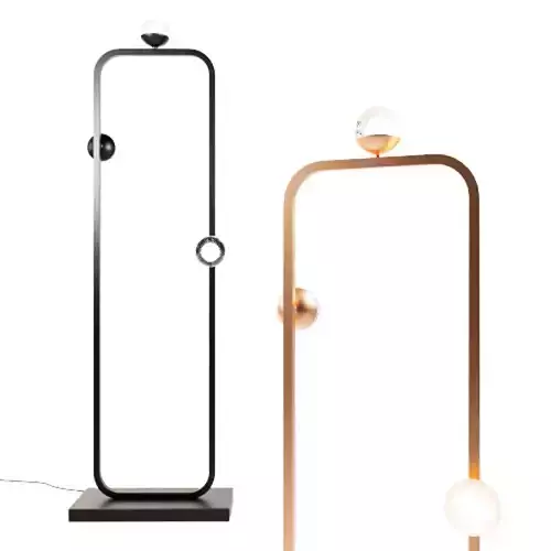 BALL VENETIAN GLASS FLOOR LAMP 2015