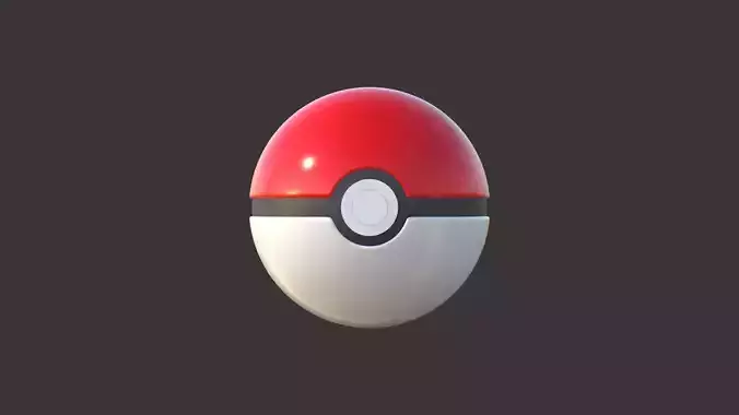 3D model Pokeball Red