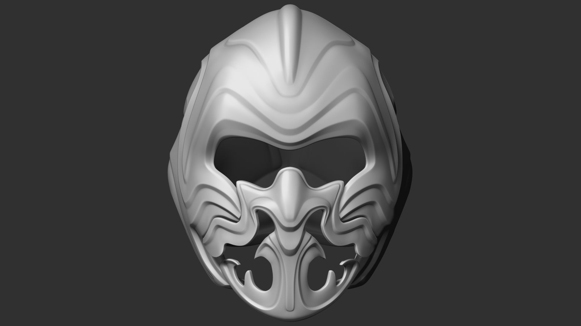 Fantasy Medieval Helmets 3D model_4