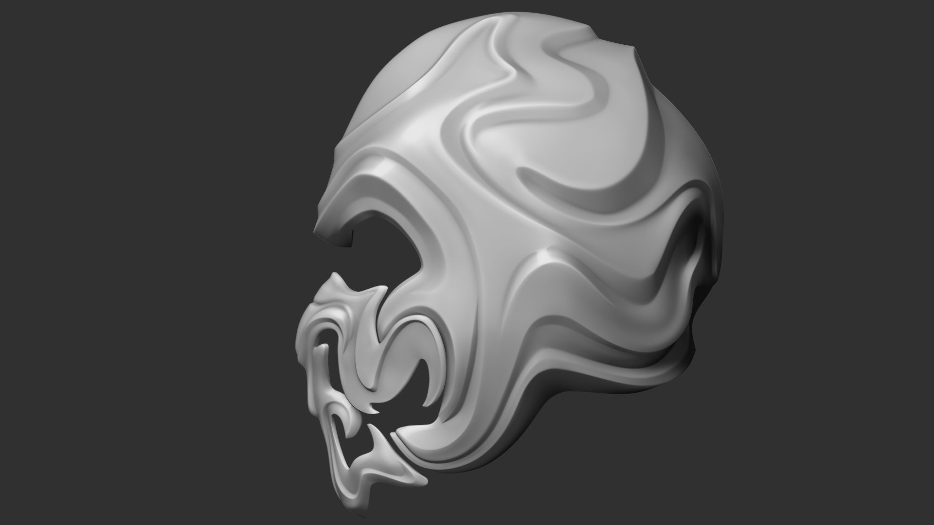 Fantasy Medieval Helmets 3D model_12