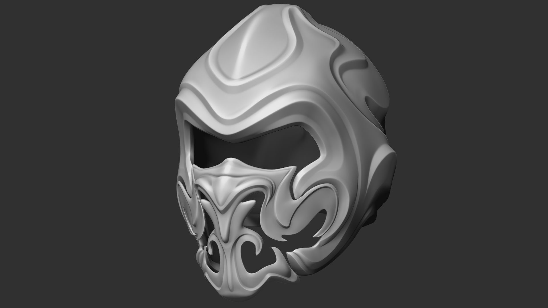 Fantasy Medieval Helmets 3D model_13