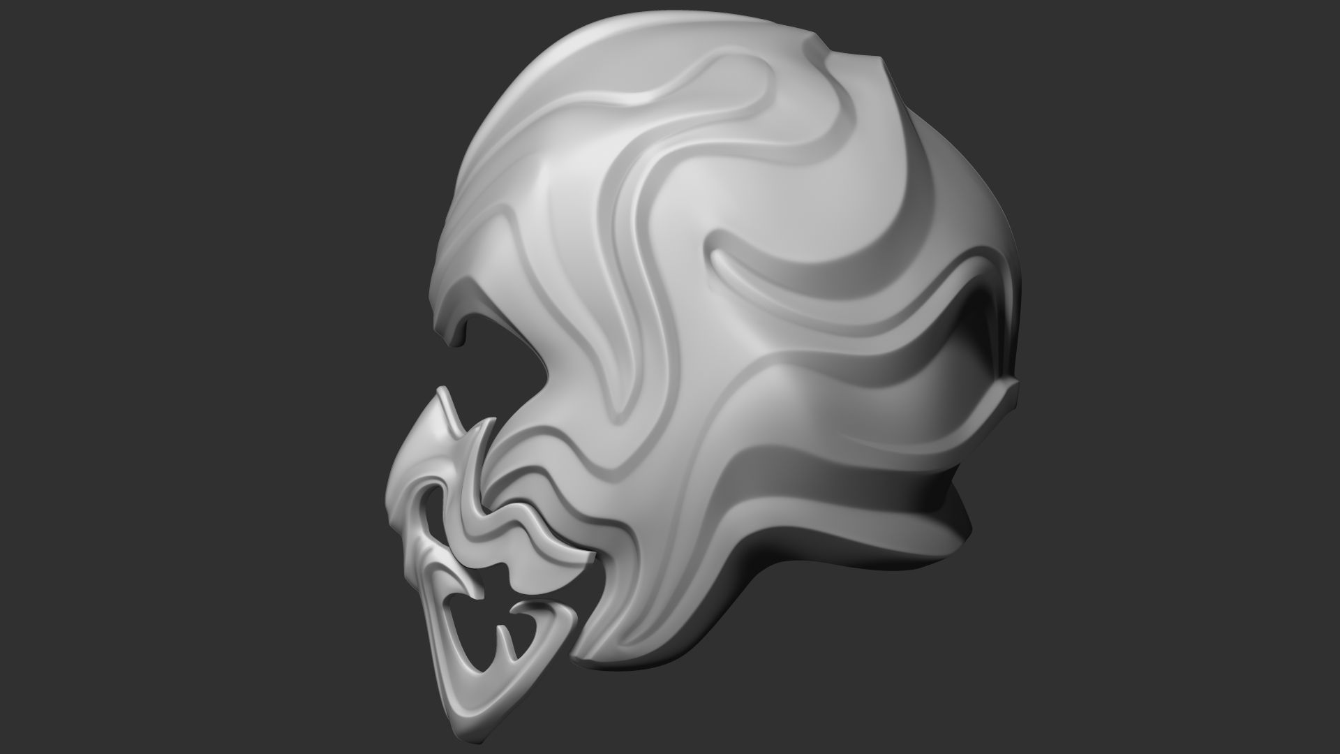 Fantasy Medieval Helmets 3D model_2