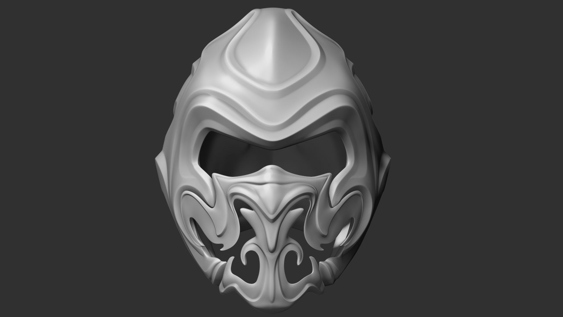 Fantasy Medieval Helmets 3D model_14