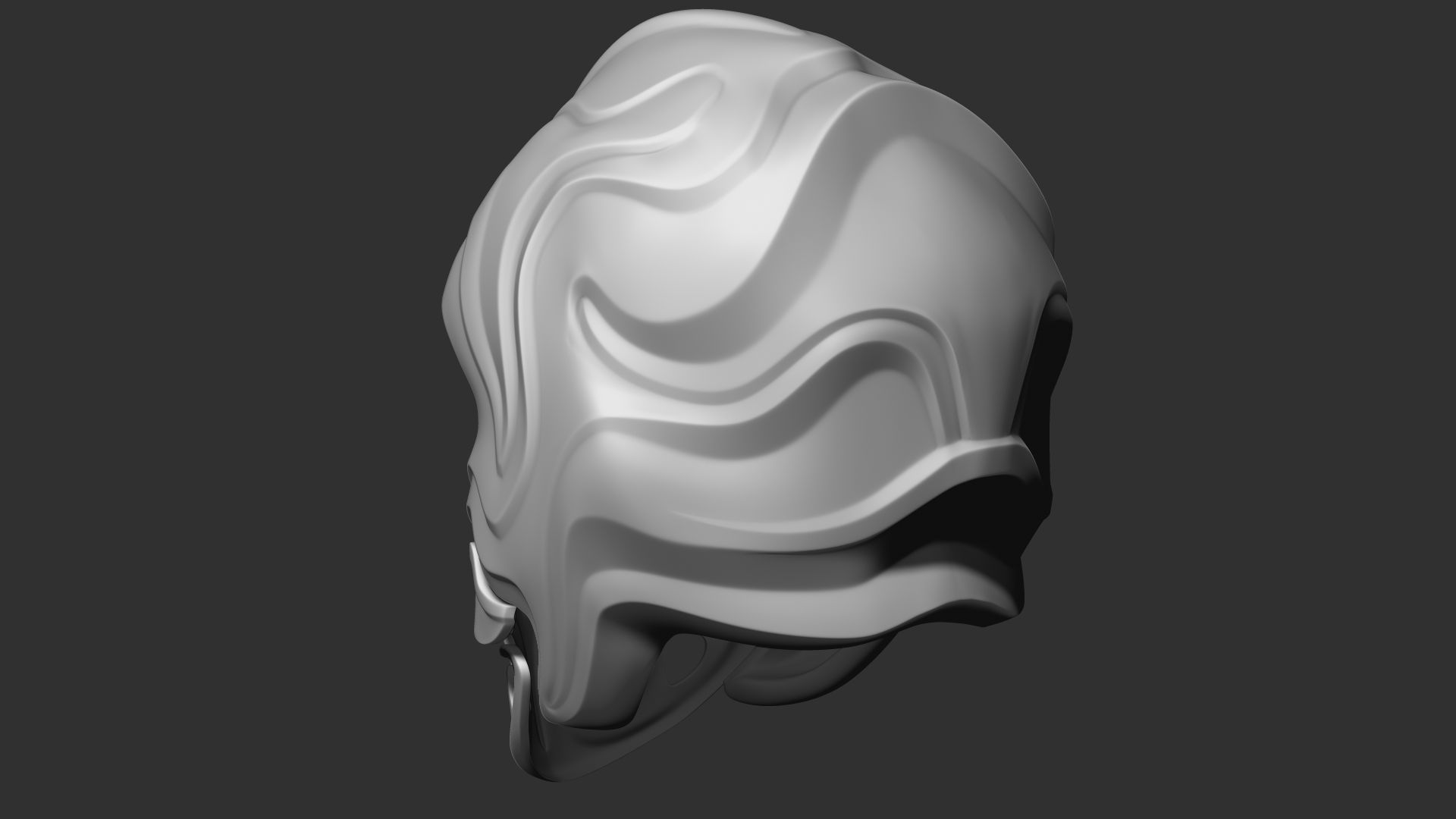 Fantasy Medieval Helmets 3D model_5