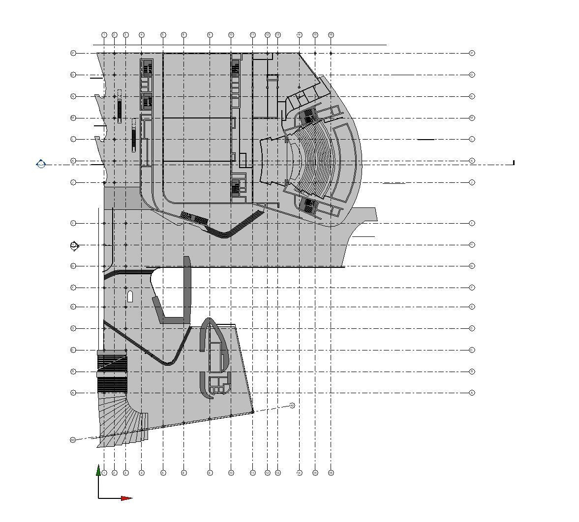 3D model Heydar Aliyev center Revit 3D model_18
