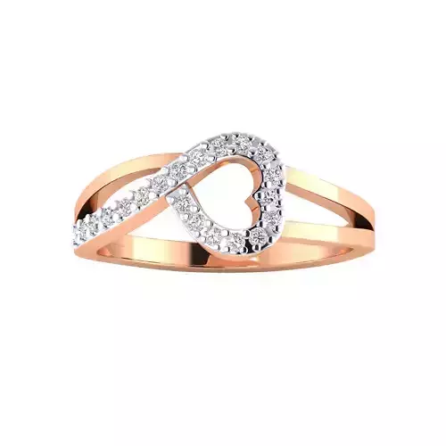 Women Wedding Engagement Ring STL OBJ FBX Renders Details