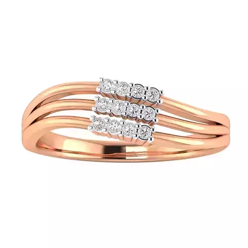 Women Wedding Engagement Ring STL OBJ FBX Renders Details