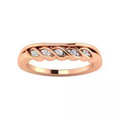 Women Band Ring STL OBJ FBX Renders Details