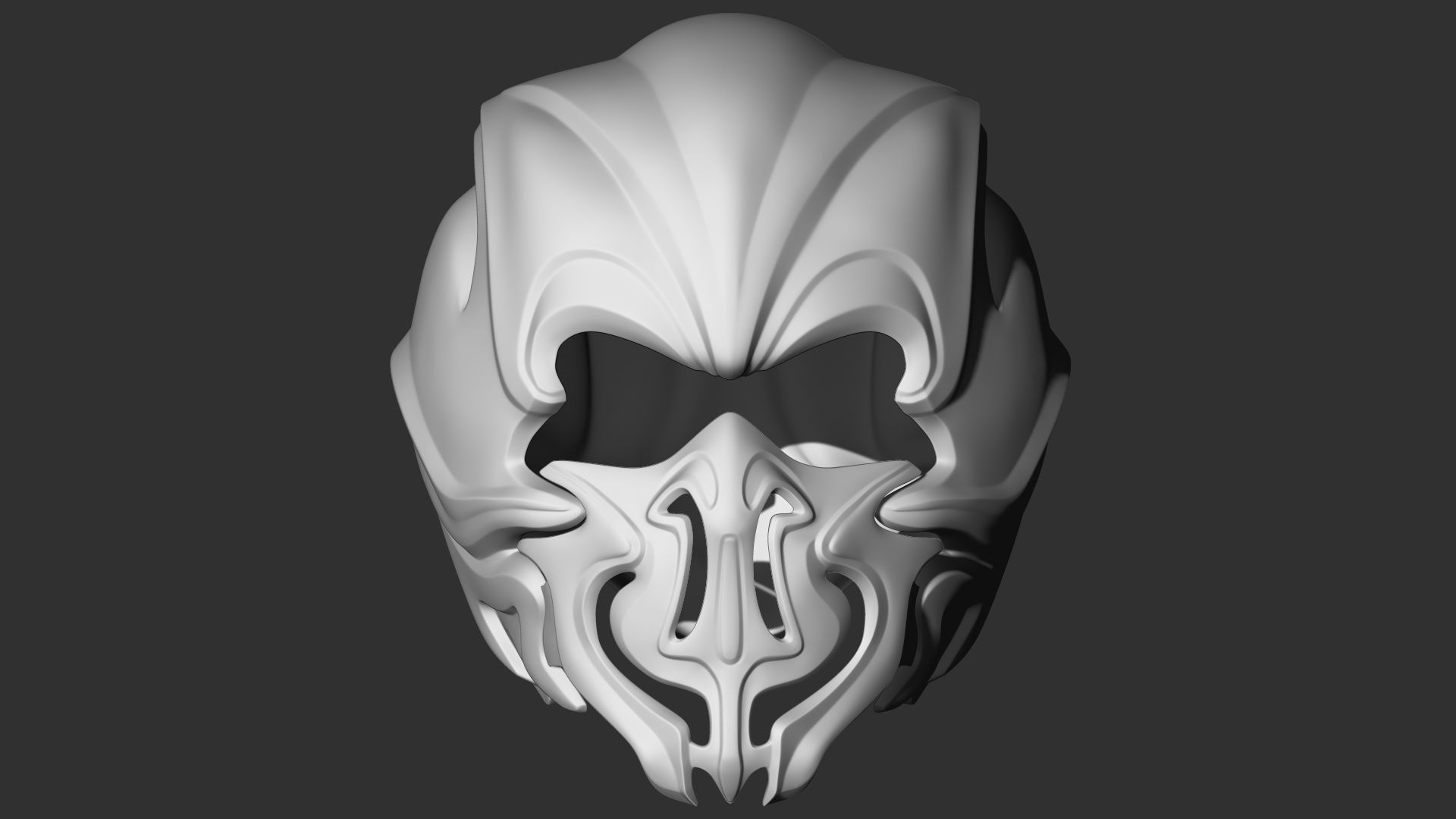 Fantasy Medieval Helmets  3D model_4