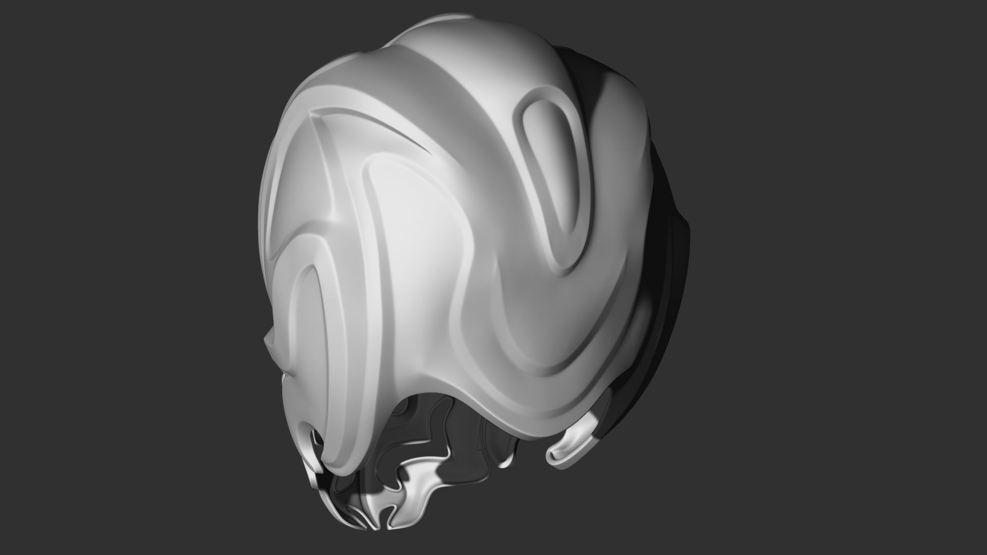 Fantasy Medieval Helmets  3D model_1