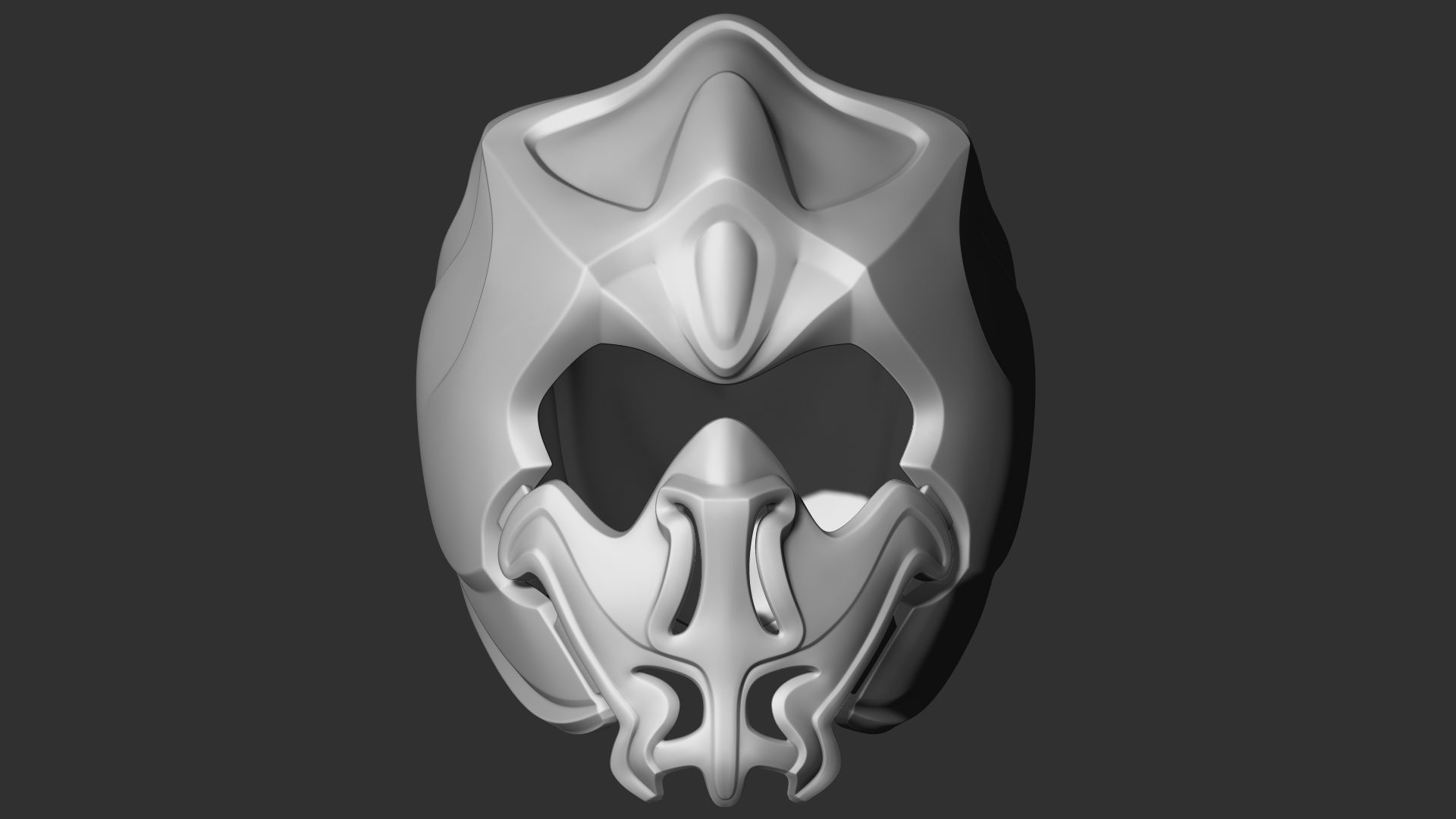 Fantasy Medieval Helmets  3D model_8