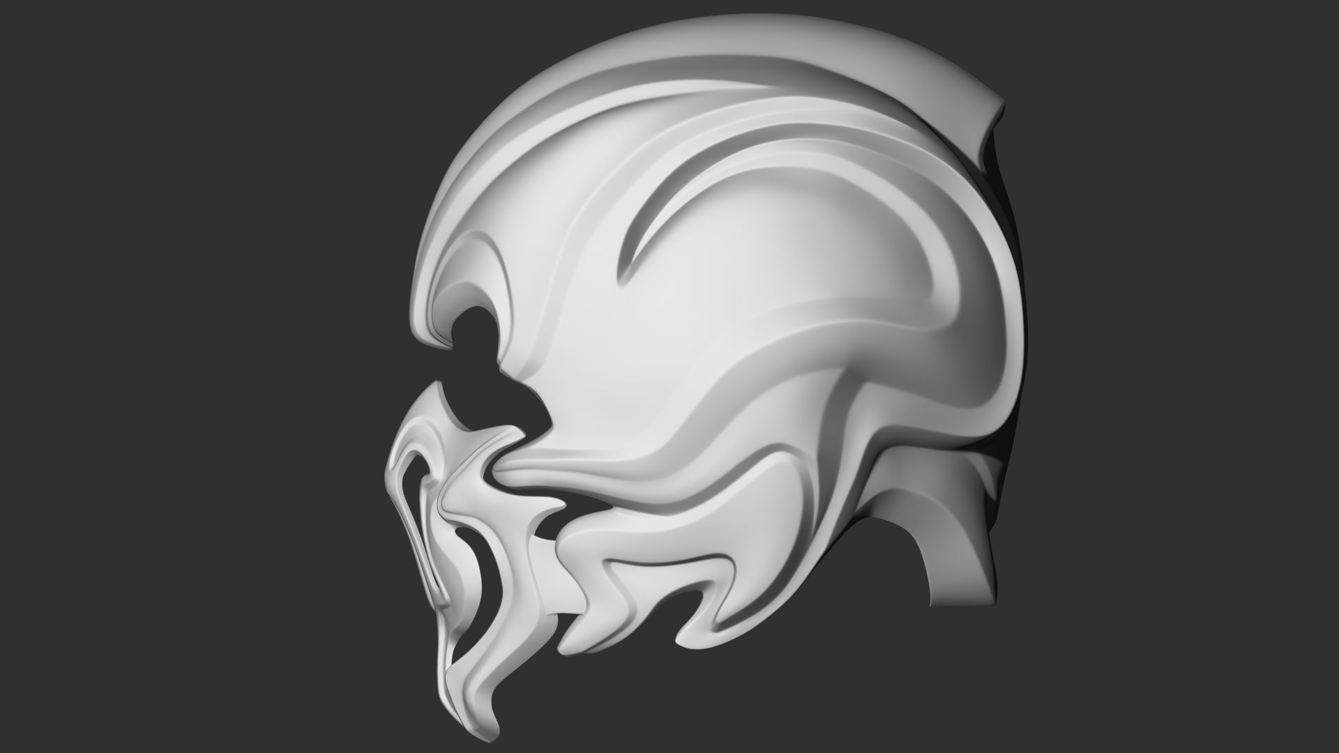 Fantasy Medieval Helmets  3D model_2