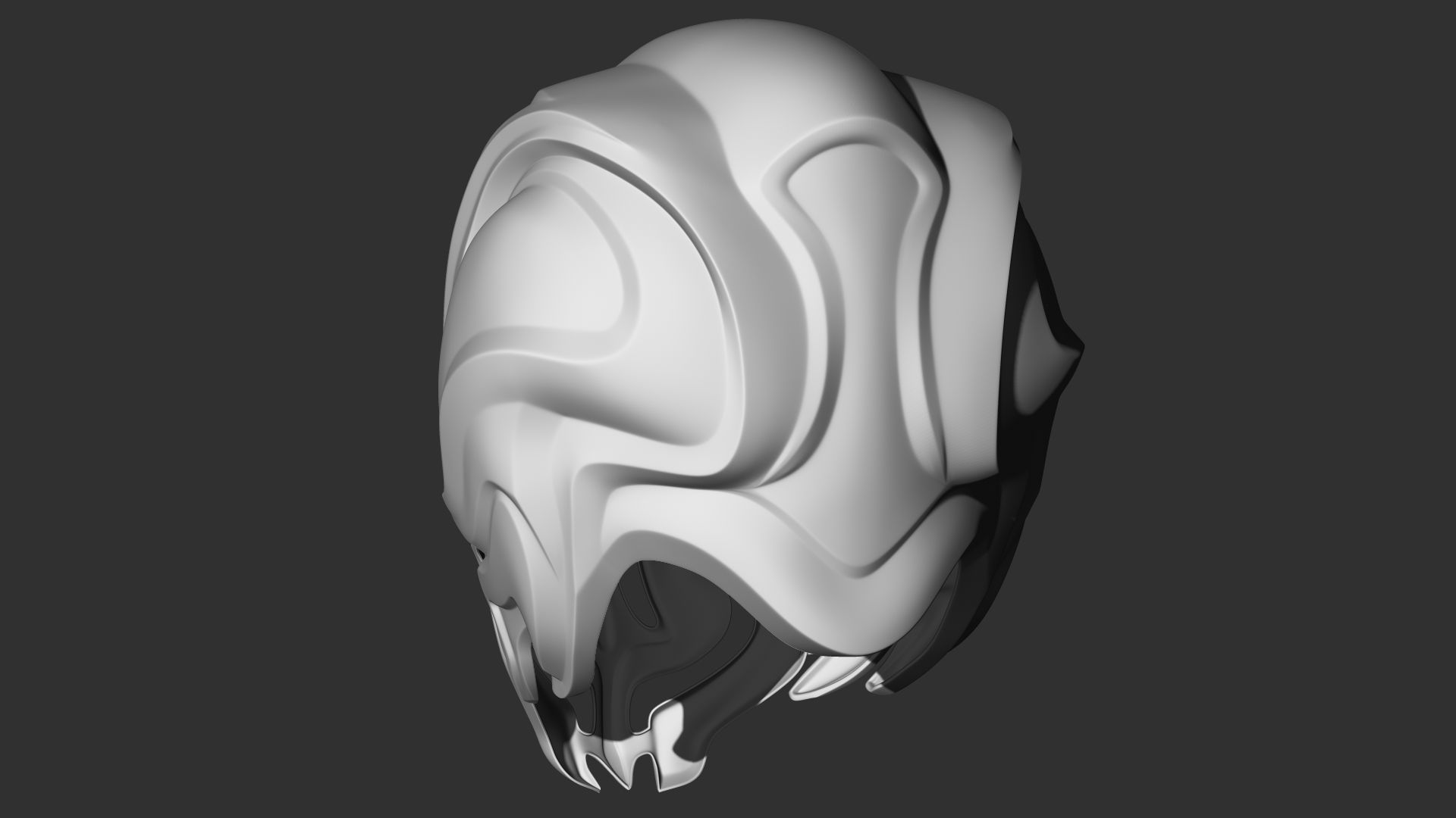 Fantasy Medieval Helmets  3D model_5