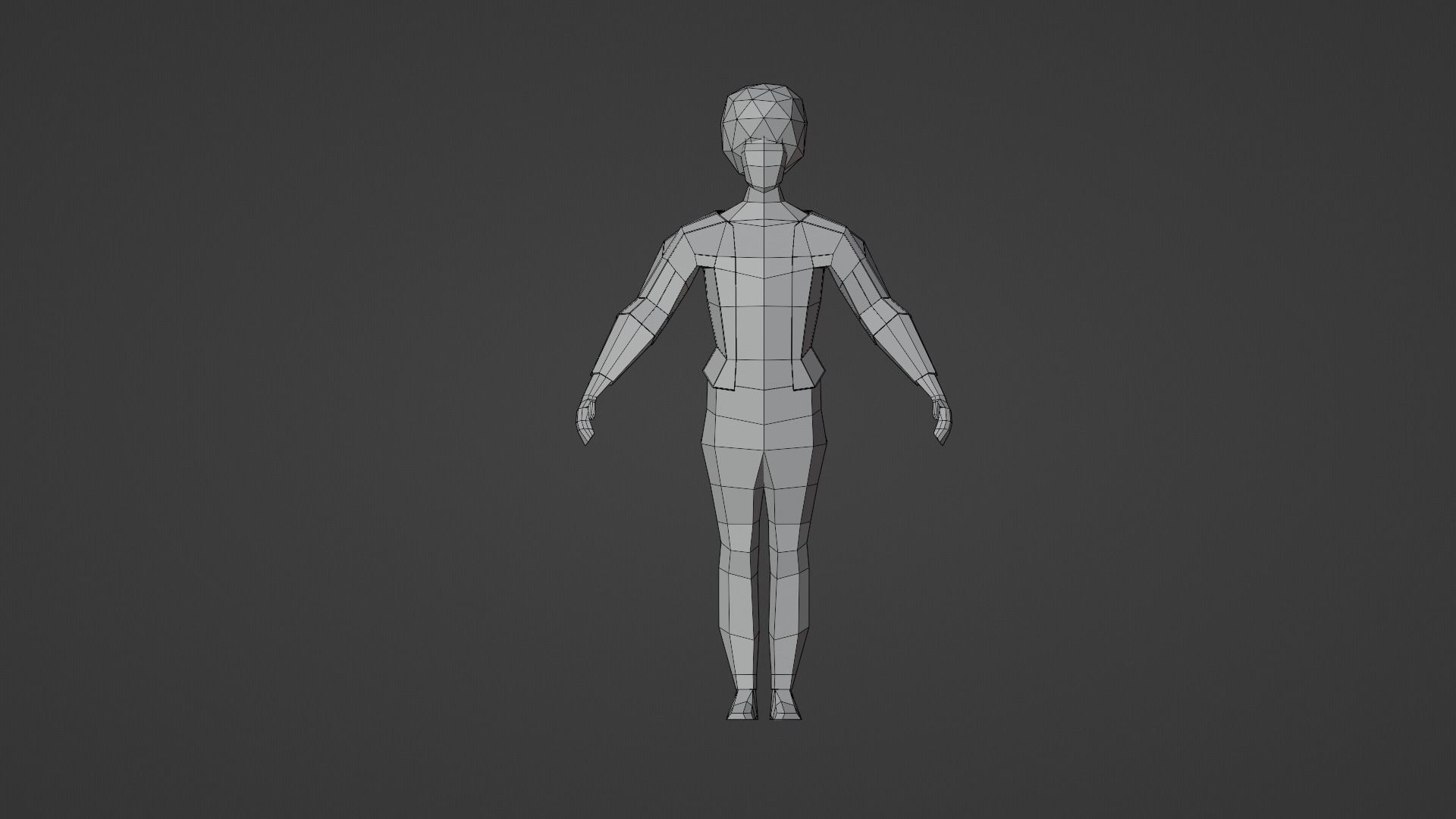 Low-Poly Man Character Free low-poly 3D model_11