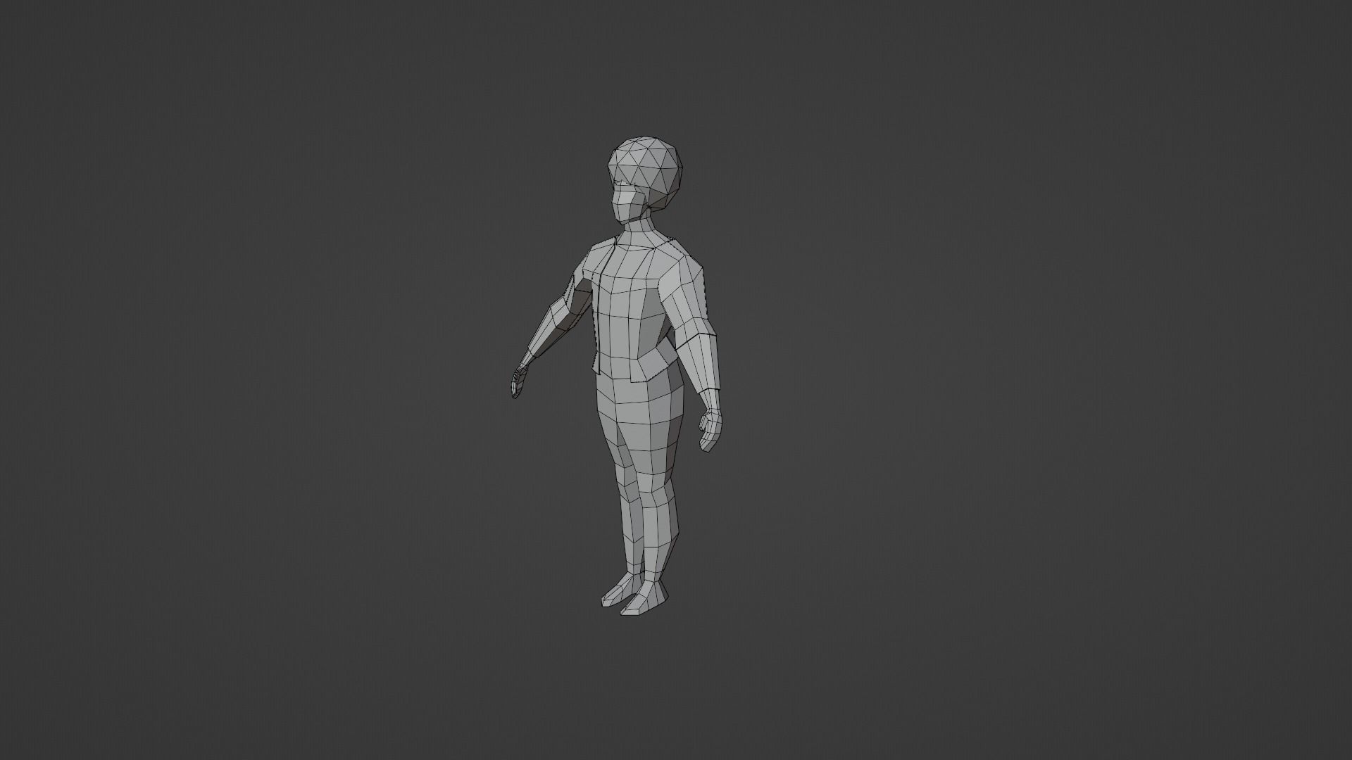 Low-Poly Man Character Free low-poly 3D model_15