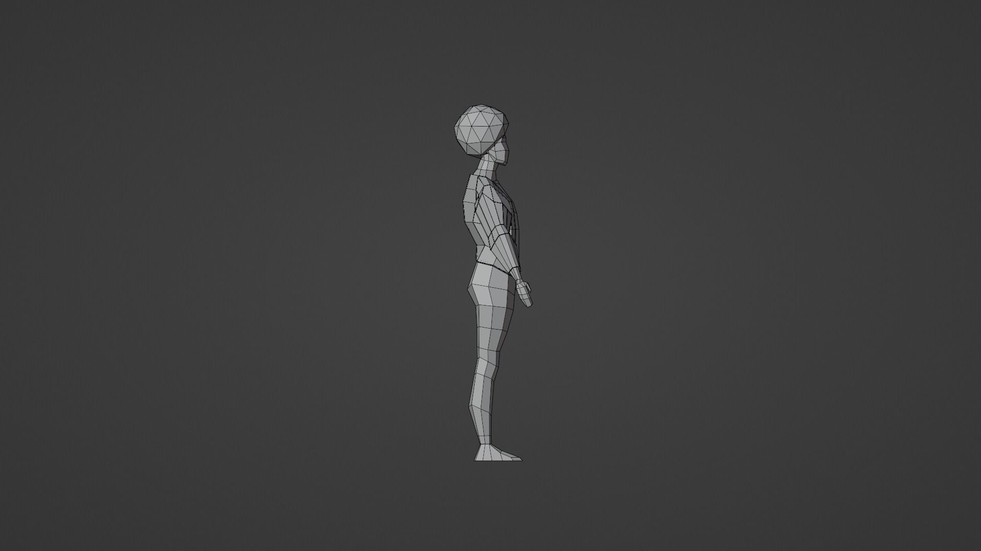 Low-Poly Man Character Free low-poly 3D model_12