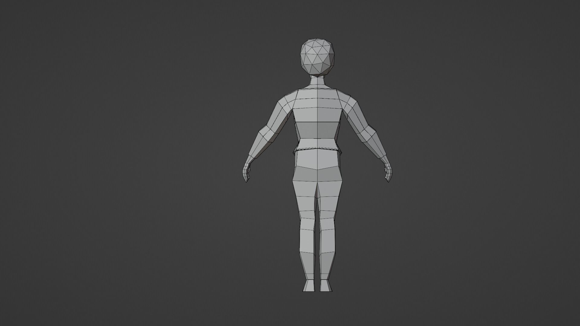 Low-Poly Man Character Free low-poly 3D model_13