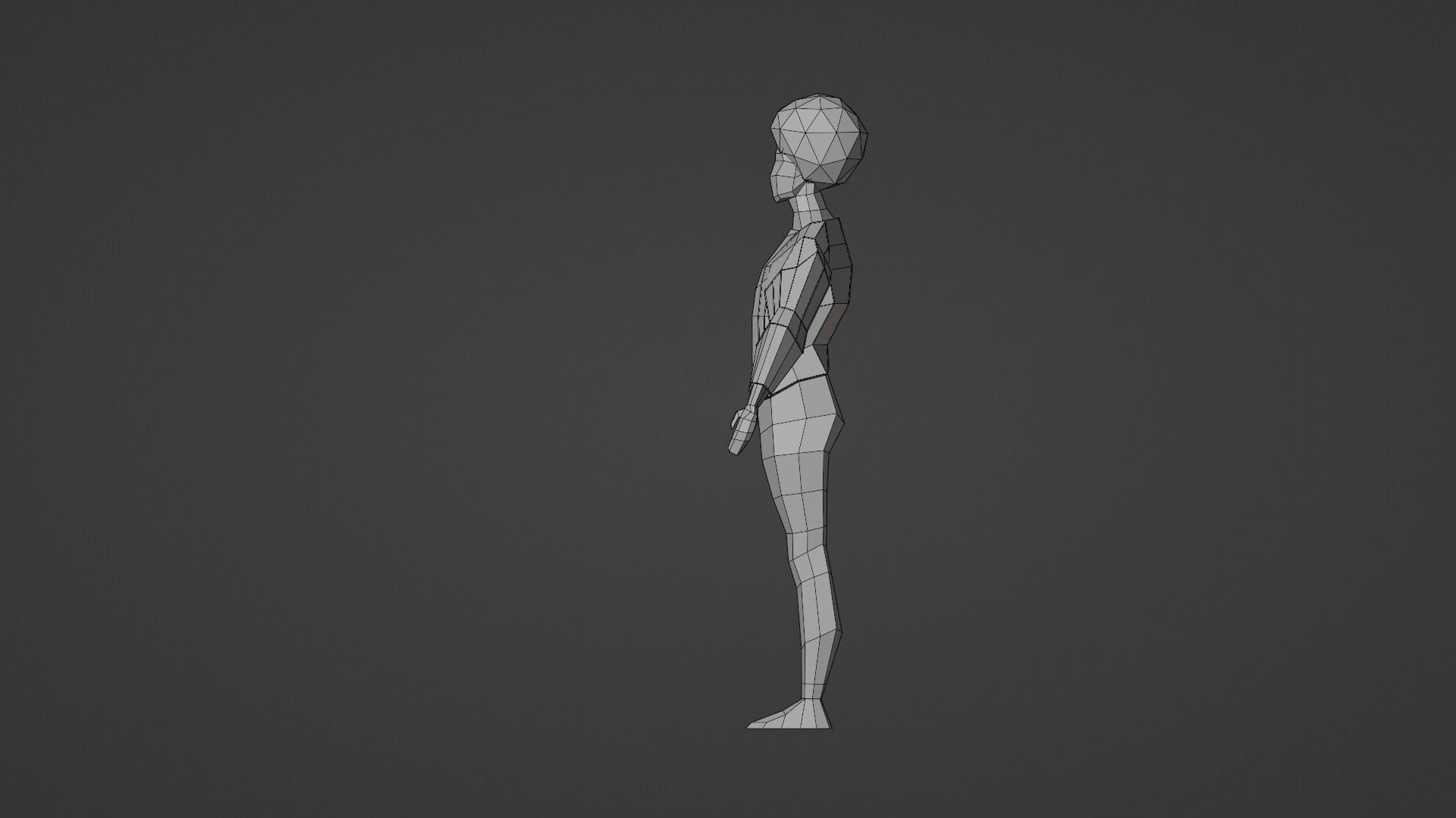 Low-Poly Man Character Free low-poly 3D model_14