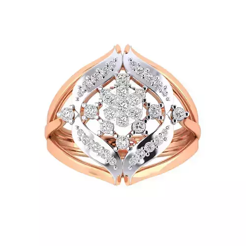  Women Heavy Ring STL OBJ FBX Renders Details