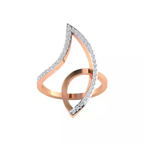 Women Wedding Engagement Ring STL OBJ FBX Renders Details