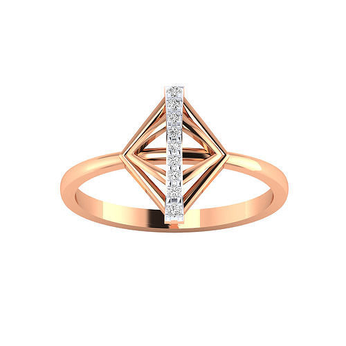 Women Wedding Engagement Ring STL OBJ FBX Renders Details 3D print model